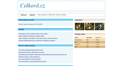 Desktop Screenshot of celkove.cz