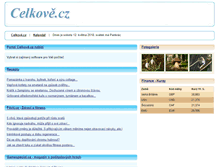 Tablet Screenshot of celkove.cz